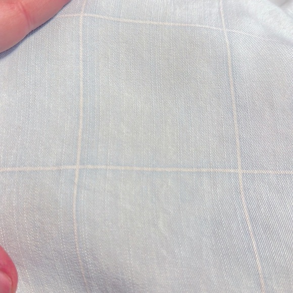 Chelsea & Theodore Tencel Swing Dress Windowpane Plaid Sleeveless NWT Large - Picture 8 of 8